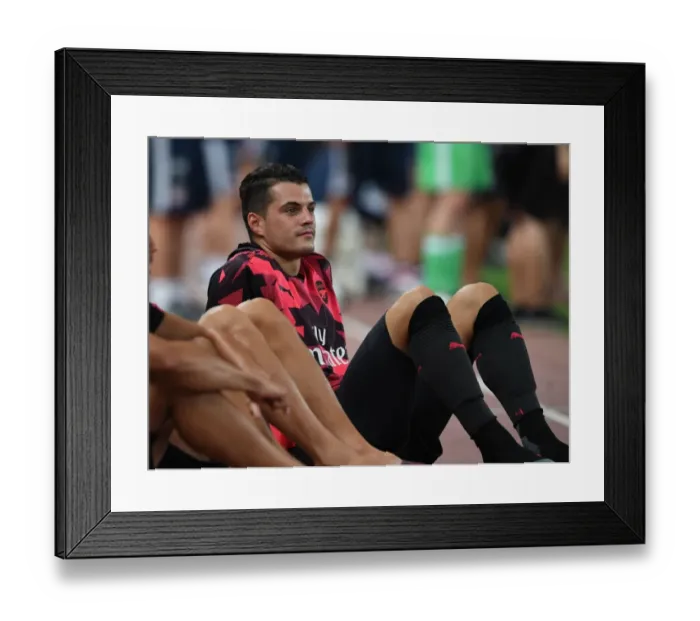 Framed Print : Granit Xhaka in Action: Bayern Munich vs. Arsenal, Shanghai Pre-Season Friendly 2017 Framed Print : Granit Xhaka in Action: Bayern Munich vs. Arsenal, Shanghai Pre-Season Friendly 2017