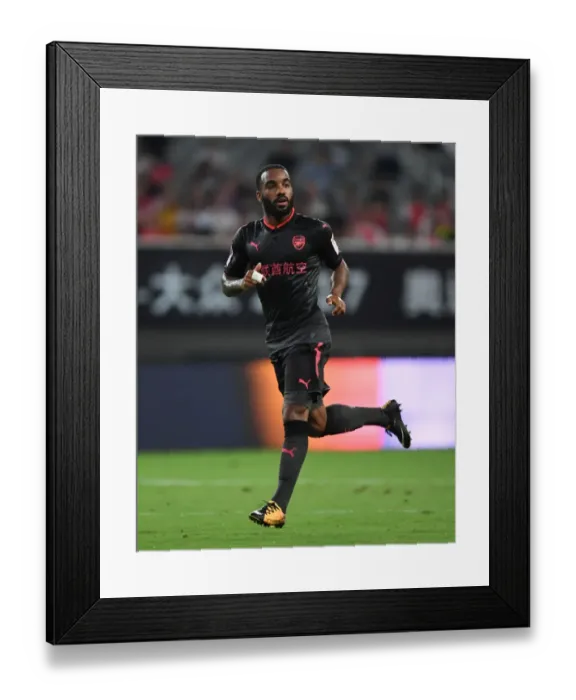 Framed Print : Alexandre Lacazette in Action: Arsenal vs Bayern Munich - Shanghai Pre-Season Clash 2017 Framed Print : Alexandre Lacazette in Action: Arsenal vs Bayern Munich - Shanghai Pre-Season Clash 2017