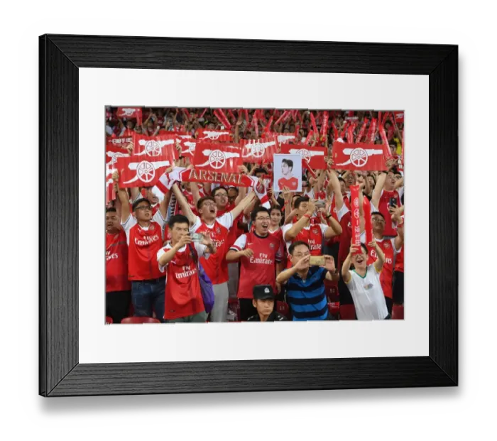 Framed Print : Arsenal Fans in Beijing: A Fiery Pre-Season Clash Between Arsenal and Chelsea Framed Print : Arsenal Fans in Beijing: A Fiery Pre-Season Clash Between Arsenal and Chelsea