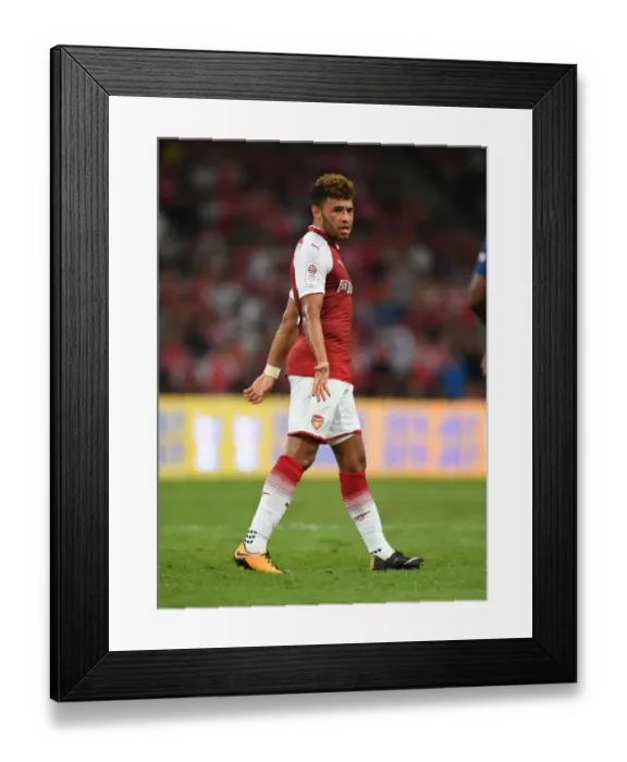 Framed Print : Arsenal's Alex Oxlade-Chamberlain Faces Off Against Chelsea in Beijing Pre-Season Friendly Framed Print : Arsenal's Alex Oxlade-Chamberlain Faces Off Against Chelsea in Beijing Pre-Season Friendly