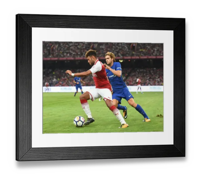 Framed Print : Oxlade-Chamberlain vs. Alonso: A Pre-Season Showdown in Beijing, 2017 Framed Print : Oxlade-Chamberlain vs. Alonso: A Pre-Season Showdown in Beijing, 2017