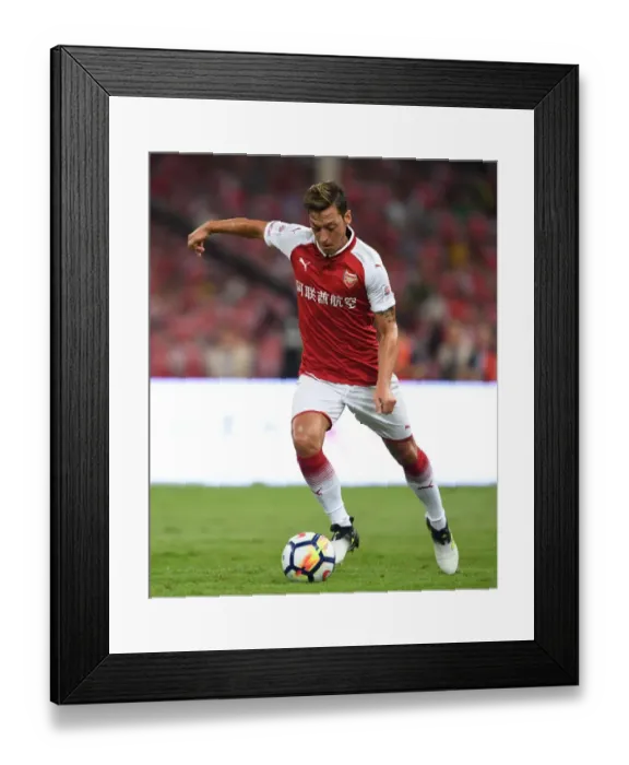 Framed Print : Mesut Ozil: Arsenal Star Shines in Pre-Season Clash Against Chelsea in Beijing Framed Print : Mesut Ozil: Arsenal Star Shines in Pre-Season Clash Against Chelsea in Beijing
