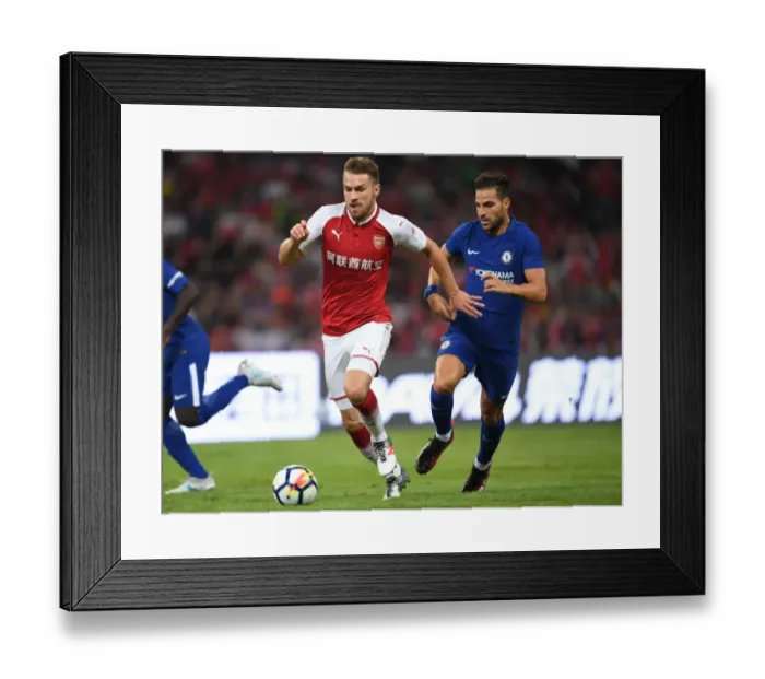 Framed Print : Ramsey vs. Fabregas: A Clash of Champions - Arsenal v Chelsea Pre-Season 2017-18 Framed Print : Ramsey vs. Fabregas: A Clash of Champions - Arsenal v Chelsea Pre-Season 2017-18