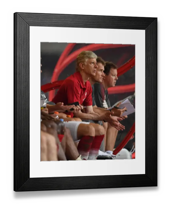 Framed Print : Arsene Wenger and Arsenal Face Off Against Chelsea in Beijing: Pre-Season Showdown Framed Print : Arsene Wenger and Arsenal Face Off Against Chelsea in Beijing: Pre-Season Showdown