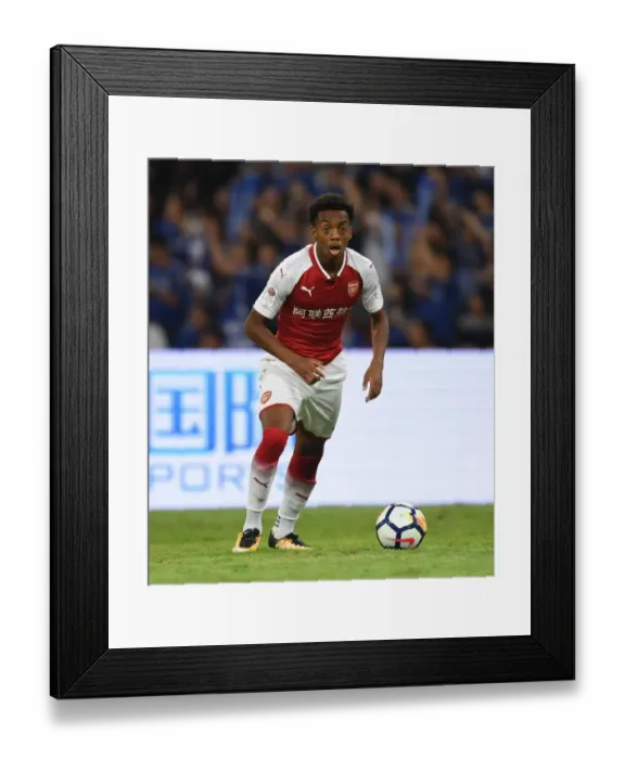 Framed Print : Arsenal's Joe Willock Faces Off Against Chelsea in Beijing Pre-Season Friendly Framed Print : Arsenal's Joe Willock Faces Off Against Chelsea in Beijing Pre-Season Friendly