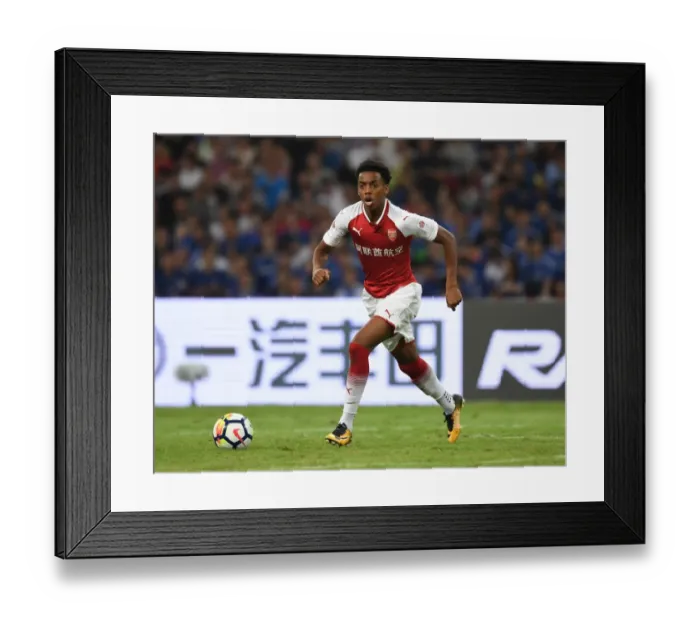 Framed Print : Arsenal vs. Chelsea: Joe Willock in Action during the 2017 Pre-Season Friendly in Beijing Framed Print : Arsenal vs. Chelsea: Joe Willock in Action during the 2017 Pre-Season Friendly in Beijing