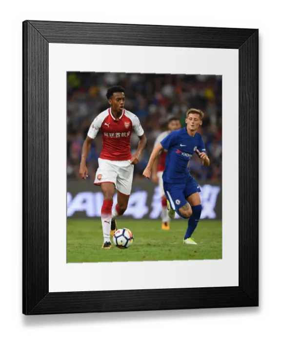 Framed Print : Arsenal's Joe Willock vs. Chelsea's Mario Pasalic: Pre-Season Clash in China (Arsenal v Chelsea - Pre Season 2017-18) Framed Print : Arsenal's Joe Willock vs. Chelsea's Mario Pasalic: Pre-Season Clash in China (Arsenal v Chelsea - Pre Season 2017-18)