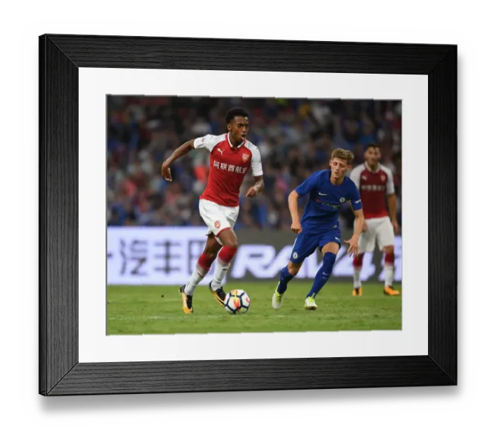 Framed Print : Clash of Midfield Talents: Joe Willock vs. Mario Pasalic - Arsenal vs. Chelsea, Beijing 2017 Framed Print : Clash of Midfield Talents: Joe Willock vs. Mario Pasalic - Arsenal vs. Chelsea, Beijing 2017