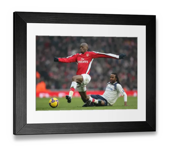 Framed Print : Abou Diaby (Arsenal) Ricardo Gardner (Bolton) Framed Print : Abou Diaby (Arsenal) Ricardo Gardner (Bolton)