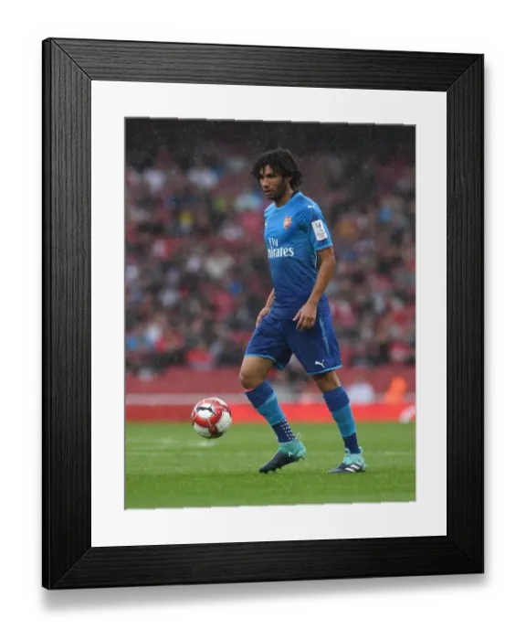 Framed Print : Mohamed Elneny: In Action for Arsenal Against SL Benfica, Emirates Cup 2017-18 Framed Print : Mohamed Elneny: In Action for Arsenal Against SL Benfica, Emirates Cup 2017-18