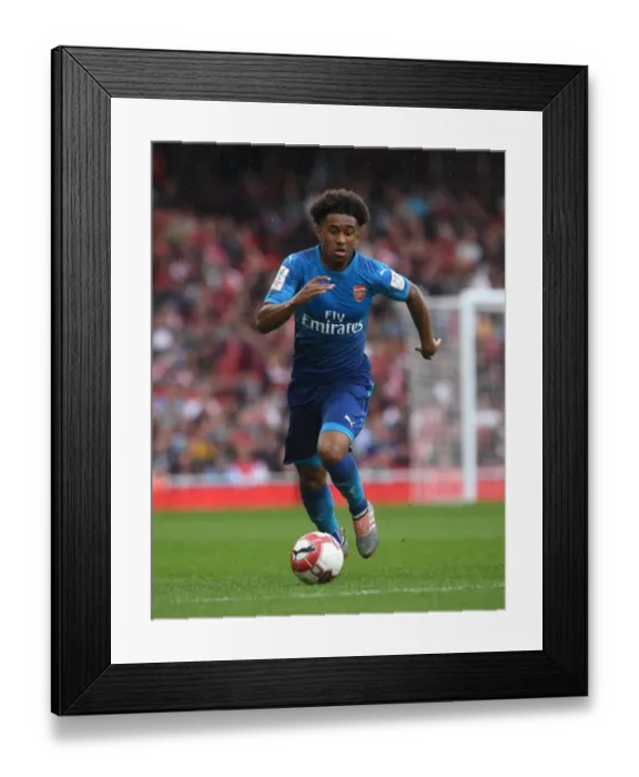 Framed Print : Reiss Nelson: Arsenal's Breakout Star Shines in Emirates Cup Victory over Benfica Framed Print : Reiss Nelson: Arsenal's Breakout Star Shines in Emirates Cup Victory over Benfica