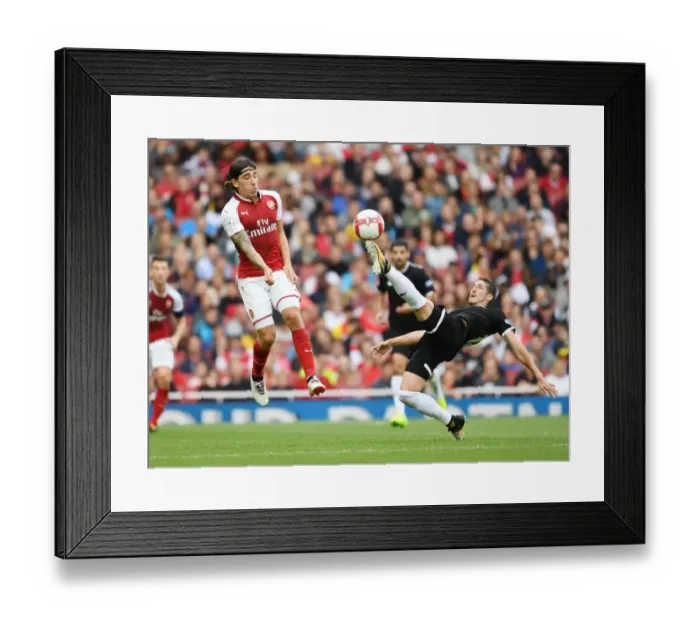 Framed Print : Clash at Emirates: Bellerin vs. Escudero - Arsenal vs. Sevilla FC, Emirates Cup 2017-18 Framed Print : Clash at Emirates: Bellerin vs. Escudero - Arsenal vs. Sevilla FC, Emirates Cup 2017-18