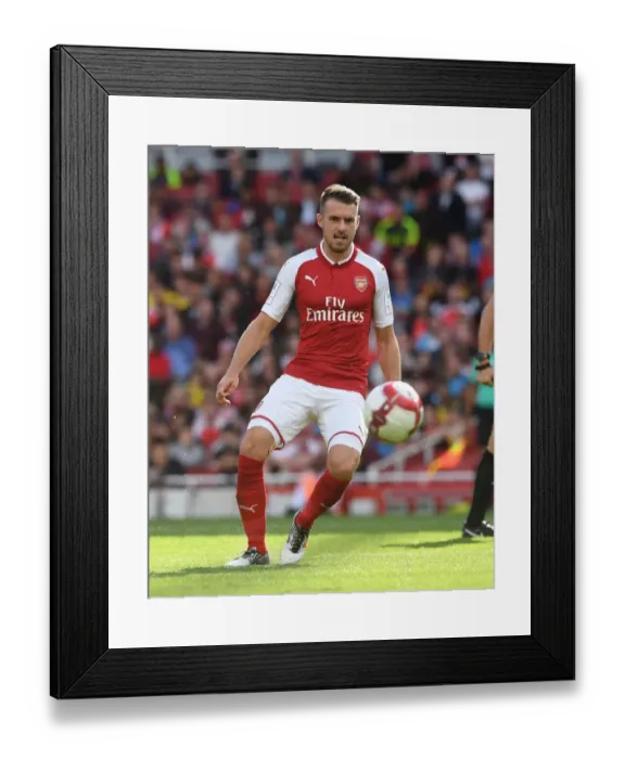 Framed Print : Arsenal's Aaron Ramsey in Action Against Sevilla at Emirates Cup, 2017 Framed Print : Arsenal's Aaron Ramsey in Action Against Sevilla at Emirates Cup, 2017