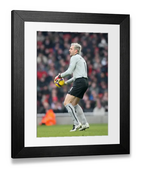 Framed Print : Manuel Almunia's Shut-Out: Arsenal's 1-0 Triumph Over Bolton Wanderers (10 / 1 / 09)