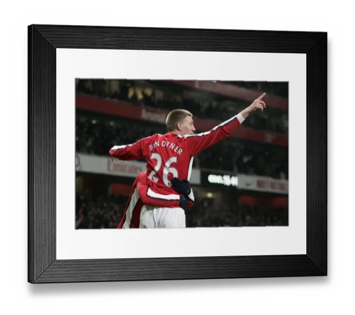 Framed Print : Bendtner and Sagna: Celebrating Arsenal's 1-0 Win Over Bolton Wanderers in the Premier League Framed Print : Bendtner and Sagna: Celebrating Arsenal's 1-0 Win Over Bolton Wanderers in the Premier League