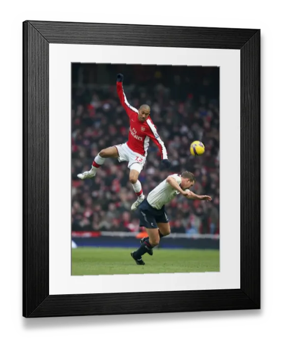 Framed Print : Gael Clichy (Arsenal) Kevin Davis (Bolton) Framed Print : Gael Clichy (Arsenal) Kevin Davis (Bolton)