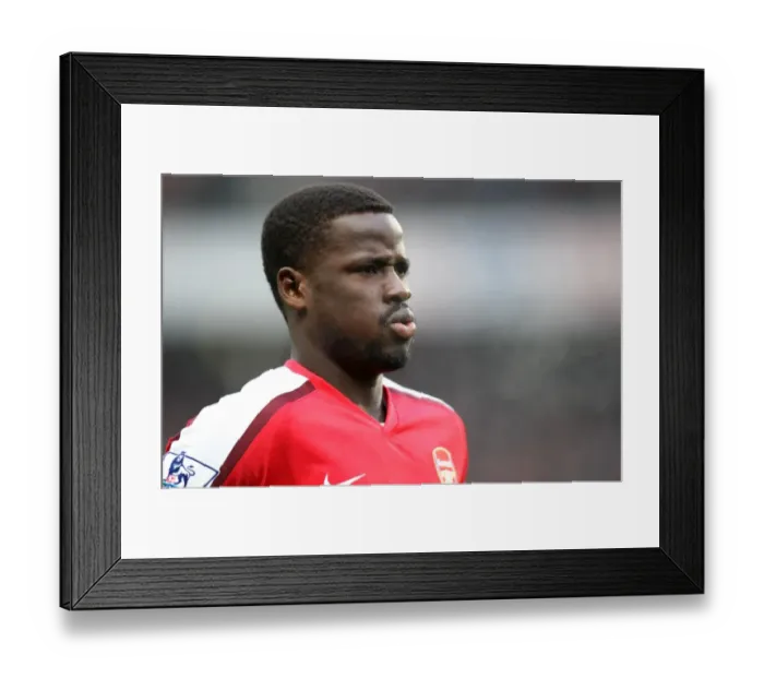 Framed Print : Emmanuel Eboue's Victory: Arsenal 1-0 Bolton Wanderers, Barclays Premier League, Emirates Stadium (January 10, 2009)