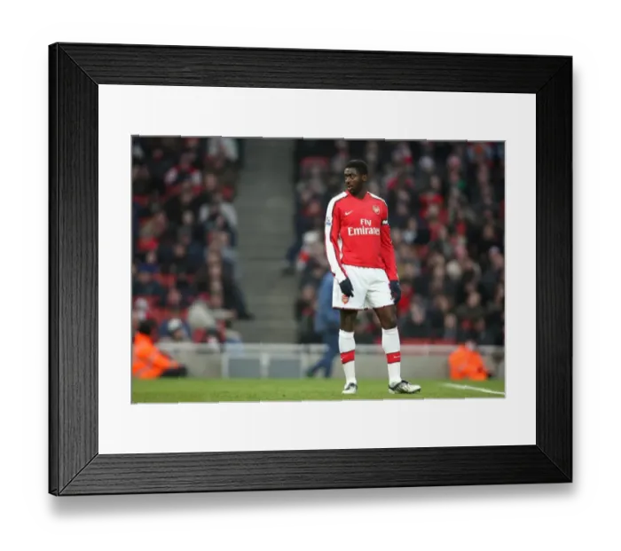 Framed Print : Kolo Toure's Game-Winning Goal: Arsenal 1-0 Bolton Wanderers (Premier League 2008-09)