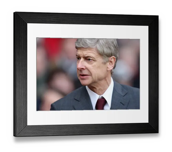 Framed Print : Arsene Wenger Celebrates Arsenal's 1-0 Victory over Bolton Wanderers (2009), Barclays Premier League - Emirates Stadium Framed Print : Arsene Wenger Celebrates Arsenal's 1-0 Victory over Bolton Wanderers (2009), Barclays Premier League - Emirates Stadium