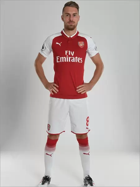 Arsenal Football Club 2017-18: Aaron Ramsey at Team Photocall