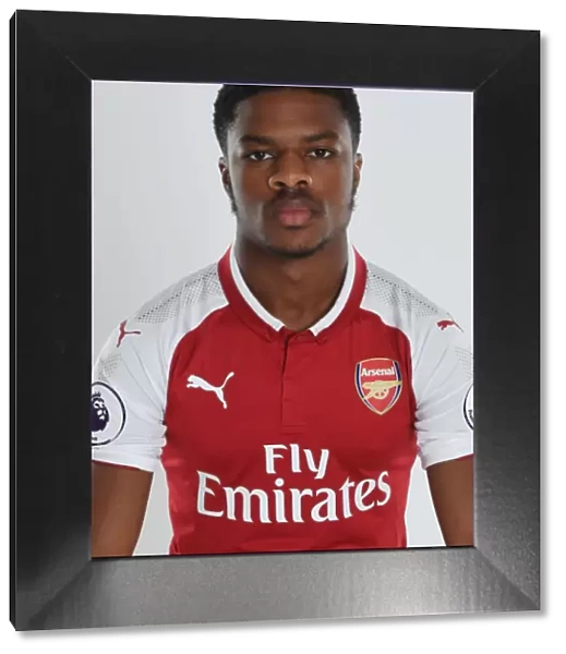 Chuba Akpom at Arsenal 2017-18 Team Photocall