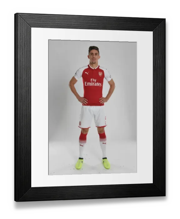 Framed Print : Arsenal FC 2017-18: Gabriel's Portrait Framed Print : Arsenal FC 2017-18: Gabriel's Portrait