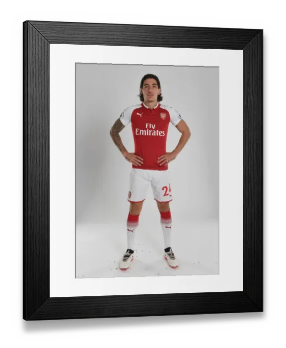 Framed Print : Arsenal Football Club 2017-18: Hector Bellerin's Portrait Framed Print : Arsenal Football Club 2017-18: Hector Bellerin's Portrait