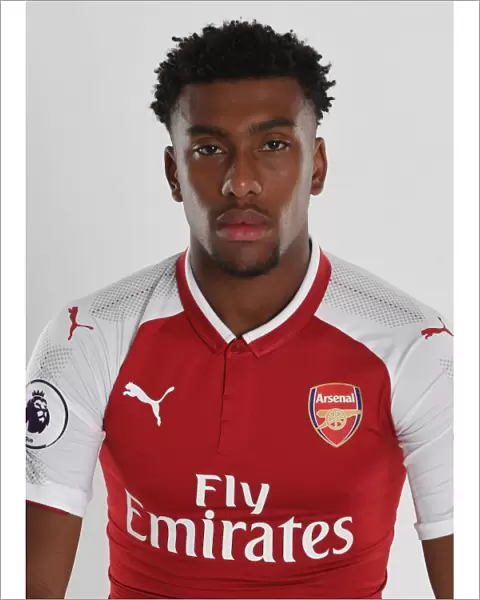 Arsenal Football Club 2017-18: Alex Iwobi at Team Photocall