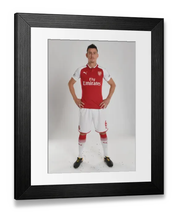 Framed Print : Arsenal FC 2017-18: Laurent Koscielny's Portrait Framed Print : Arsenal FC 2017-18: Laurent Koscielny's Portrait