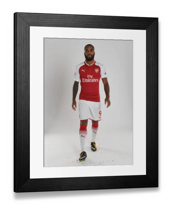 Framed Print : Alex Lacazette's Arsenal Debut: Unveiling the New Signing at Emirates Stadium, 2017 Framed Print : Alex Lacazette's Arsenal Debut: Unveiling the New Signing at Emirates Stadium, 2017