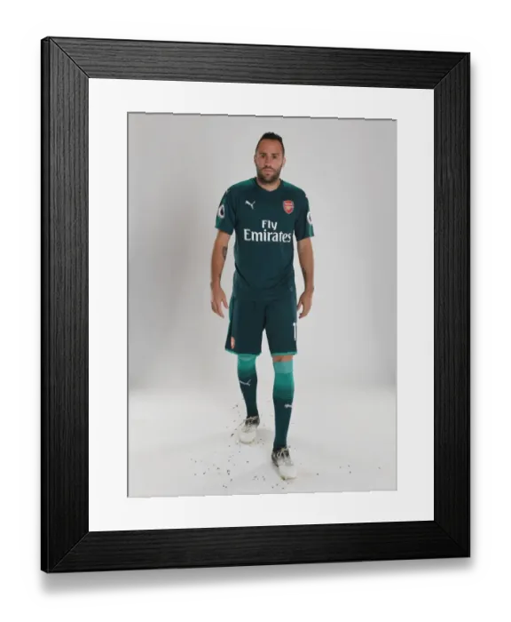 Framed Print : Arsenal Football Club 2017-18: David Ospina at Team Photocall