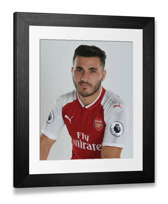 Framed Print : Arsenal Football Club 2017-18: Sead Kolasinac's Team Photocall