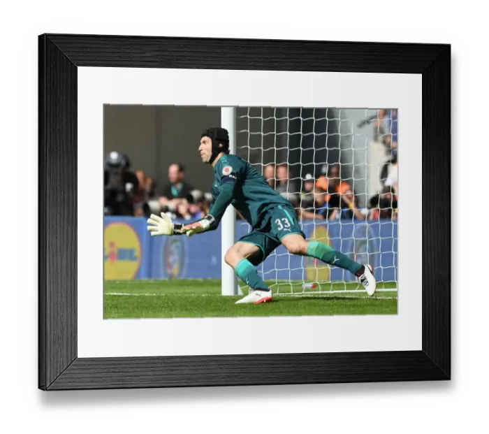 Framed Print : Arsenal's Petr Cech in FA Community Shield Clash Against Chelsea Framed Print : Arsenal's Petr Cech in FA Community Shield Clash Against Chelsea