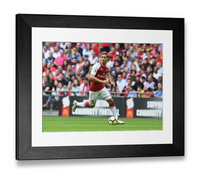 Framed Print : Nacho Monreal in Action: Arsenal vs. Chelsea - FA Community Shield 2017-18 Framed Print : Nacho Monreal in Action: Arsenal vs. Chelsea - FA Community Shield 2017-18