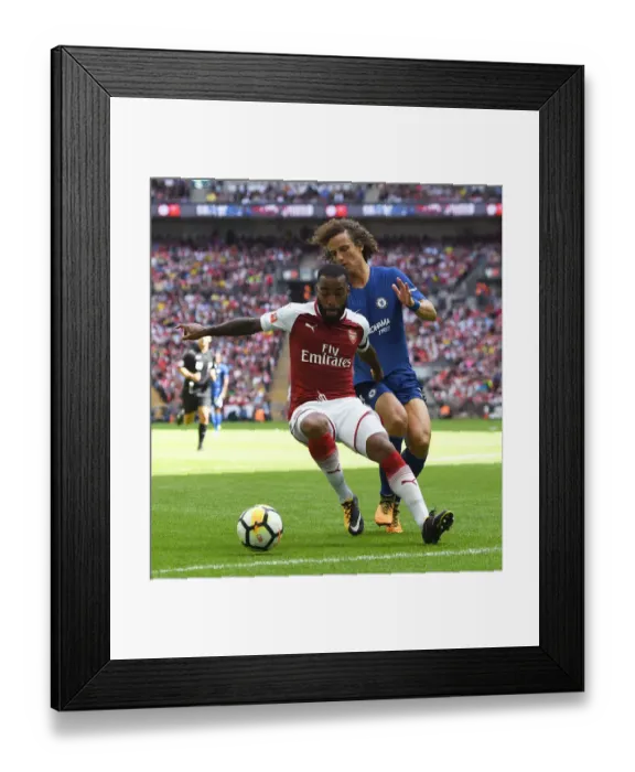 Framed Print : Clash of Titans: Lacazette vs. Luiz - The FA Community Shield Showdown Framed Print : Clash of Titans: Lacazette vs. Luiz - The FA Community Shield Showdown