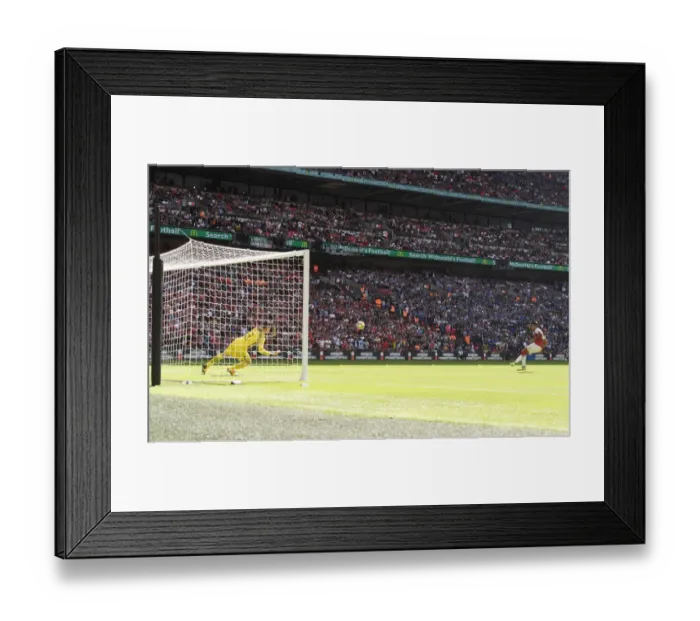 Framed Print : Theo Walcott's Decisive Penalty: Arsenal's FA Community Shield Triumph over Chelsea (2017) Framed Print : Theo Walcott's Decisive Penalty: Arsenal's FA Community Shield Triumph over Chelsea (2017)