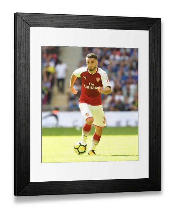 Framed Print : Sead Kolasinac in Action: Arsenal vs. Chelsea - FA Community Shield 2017-18 Framed Print : Sead Kolasinac in Action: Arsenal vs. Chelsea - FA Community Shield 2017-18