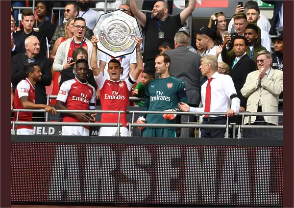 Granit Xhaka Lifts FA Community Shield: Arsenal's Victory over Chelsea (2017-18)