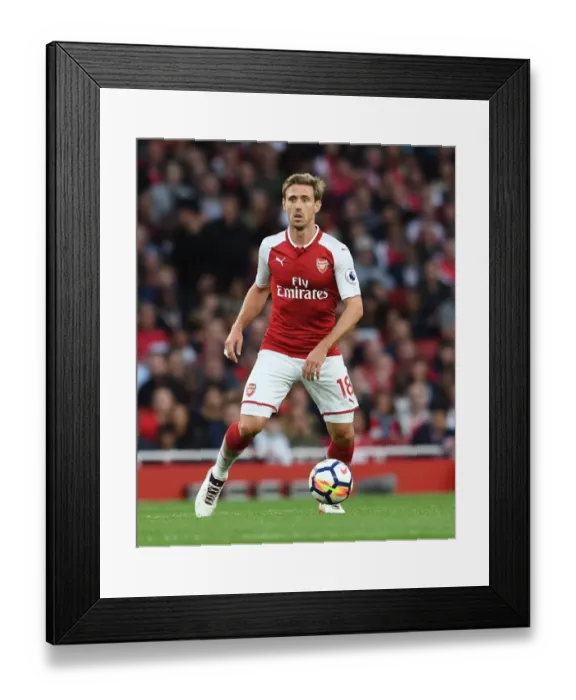 Framed Print : Nacho Monreal in Action: Arsenal vs Leicester City, Premier League 2017-18 Framed Print : Nacho Monreal in Action: Arsenal vs Leicester City, Premier League 2017-18