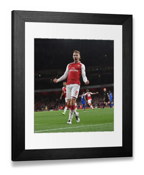 Framed Print : Arsenal's Triumph: Ramsey's Hat-Trick Against Leicester City (2017-18) Framed Print : Arsenal's Triumph: Ramsey's Hat-Trick Against Leicester City (2017-18)