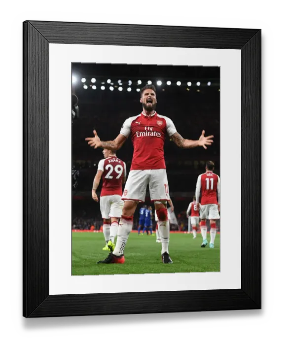 Framed Print : Arsenal v Leicester City - Premier League