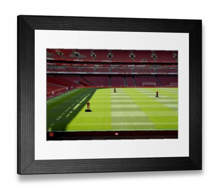Framed Print : Arsenal at Emirates Stadium: Arsenal vs Leicester City, Premier League 2017-18