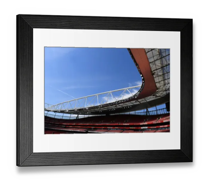 Framed Print : Arsenal vs Leicester City: Premier League Kick-off at Emirates Stadium (2017-18)