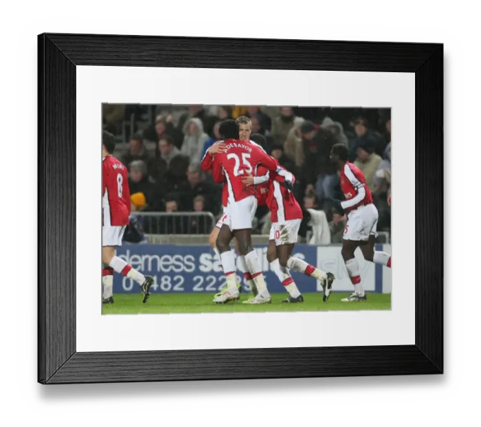 Framed Print : Nicklas Bendtner celebrates scoring the 3rd Arsenal Framed Print : Nicklas Bendtner celebrates scoring the 3rd Arsenal