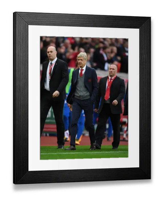 Framed Print : Arsene Wenger: Post-Match Reaction (Stoke City vs Arsenal, 2017-18) Framed Print : Arsene Wenger: Post-Match Reaction (Stoke City vs Arsenal, 2017-18)