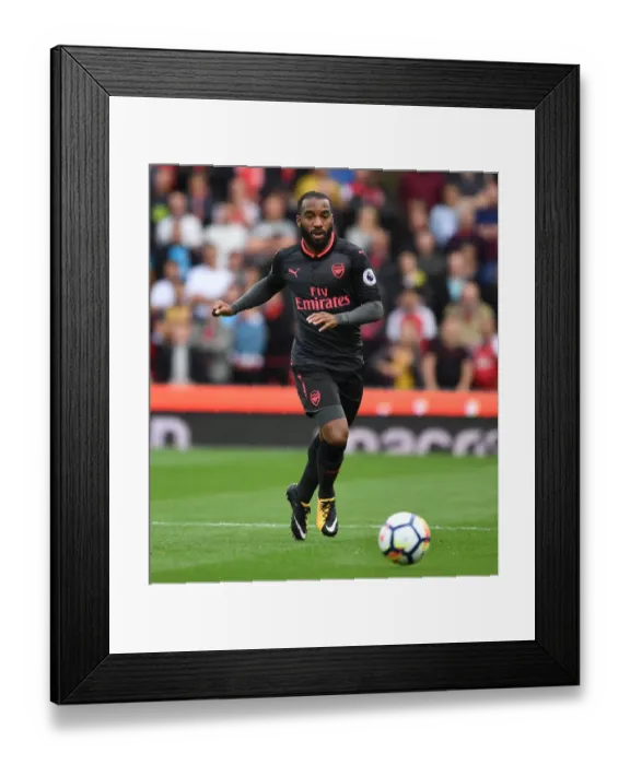 Framed Print : Alex Lacazette in Action: Stoke City vs Arsenal, Premier League 2017-18 Framed Print : Alex Lacazette in Action: Stoke City vs Arsenal, Premier League 2017-18