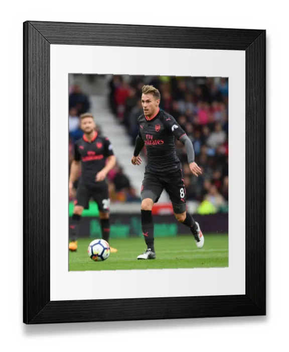 Framed Print : Aaron Ramsey in Action: Arsenal vs Stoke City, Premier League 2017-18 Framed Print : Aaron Ramsey in Action: Arsenal vs Stoke City, Premier League 2017-18