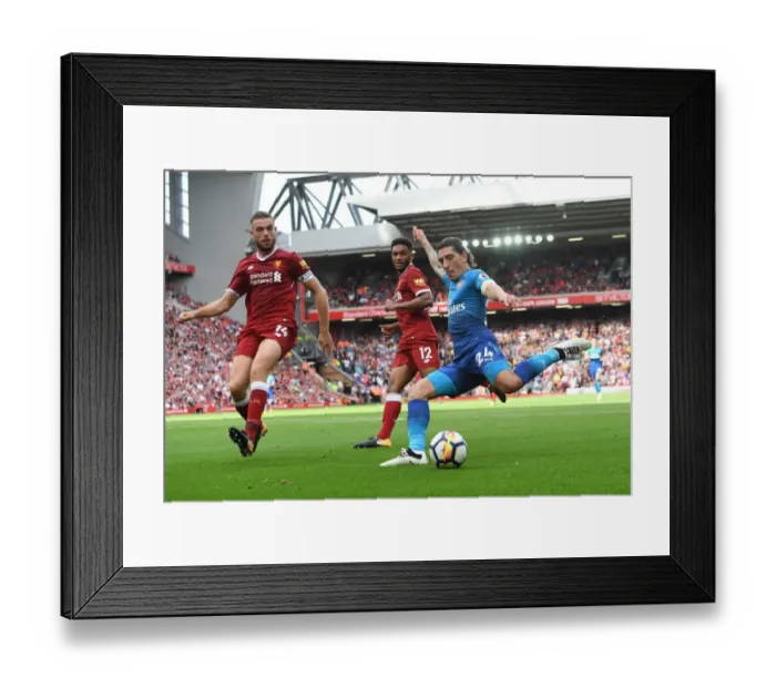 Framed Print : Clash at Anfield: Bellerin vs. Henderson & Gomez - Liverpool vs. Arsenal, 2017-18 Premier League Framed Print : Clash at Anfield: Bellerin vs. Henderson & Gomez - Liverpool vs. Arsenal, 2017-18 Premier League