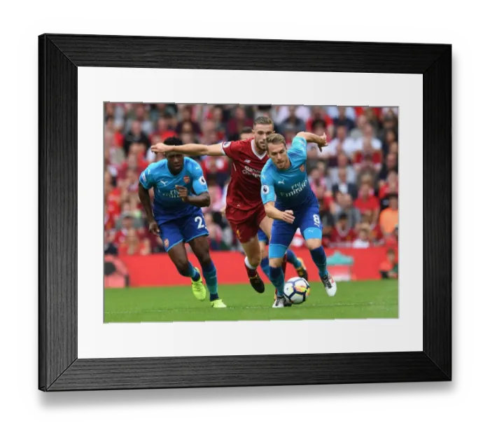 Framed Print : Ramsey vs. Henderson: Intense Battle at Anfield - Liverpool vs. Arsenal, 2017-18 Premier League Framed Print : Ramsey vs. Henderson: Intense Battle at Anfield - Liverpool vs. Arsenal, 2017-18 Premier League