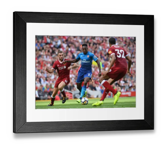 Framed Print : Clash at Anfield: Welbeck vs. Henderson, Liverpool vs. Arsenal, Premier League 2017-18 Framed Print : Clash at Anfield: Welbeck vs. Henderson, Liverpool vs. Arsenal, Premier League 2017-18